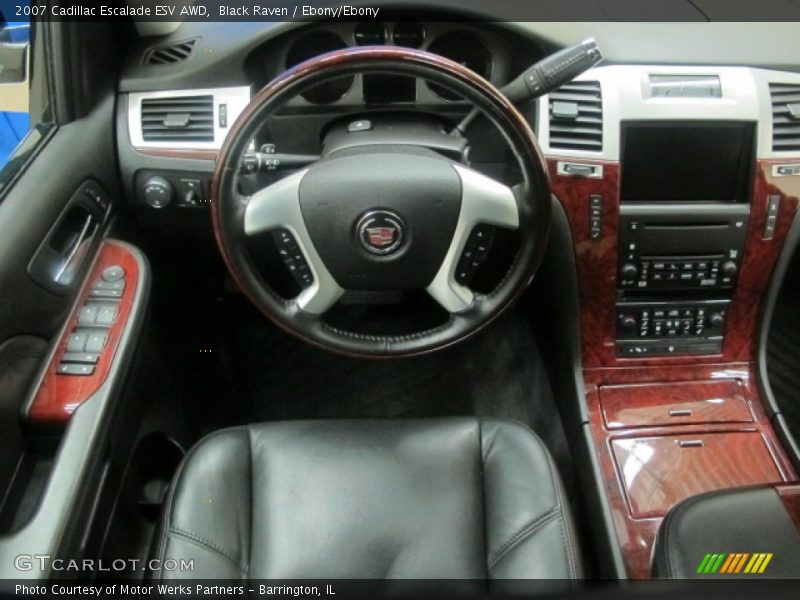 Black Raven / Ebony/Ebony 2007 Cadillac Escalade ESV AWD