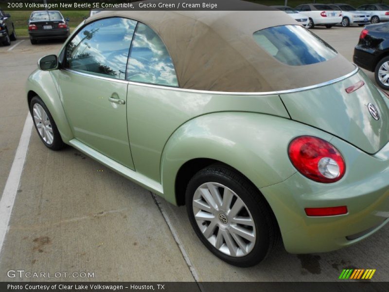 Gecko Green / Cream Beige 2008 Volkswagen New Beetle SE Convertible