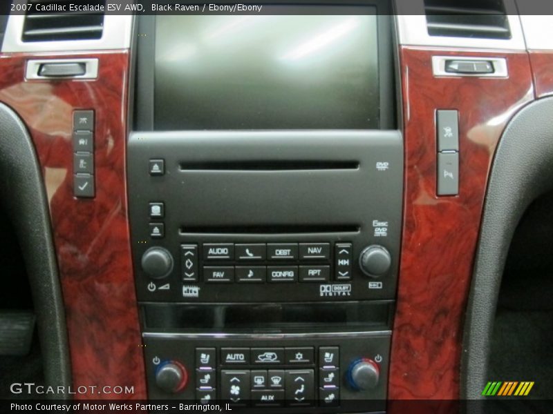 Black Raven / Ebony/Ebony 2007 Cadillac Escalade ESV AWD