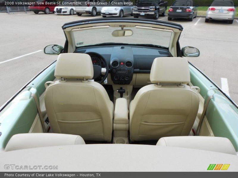 Gecko Green / Cream Beige 2008 Volkswagen New Beetle SE Convertible