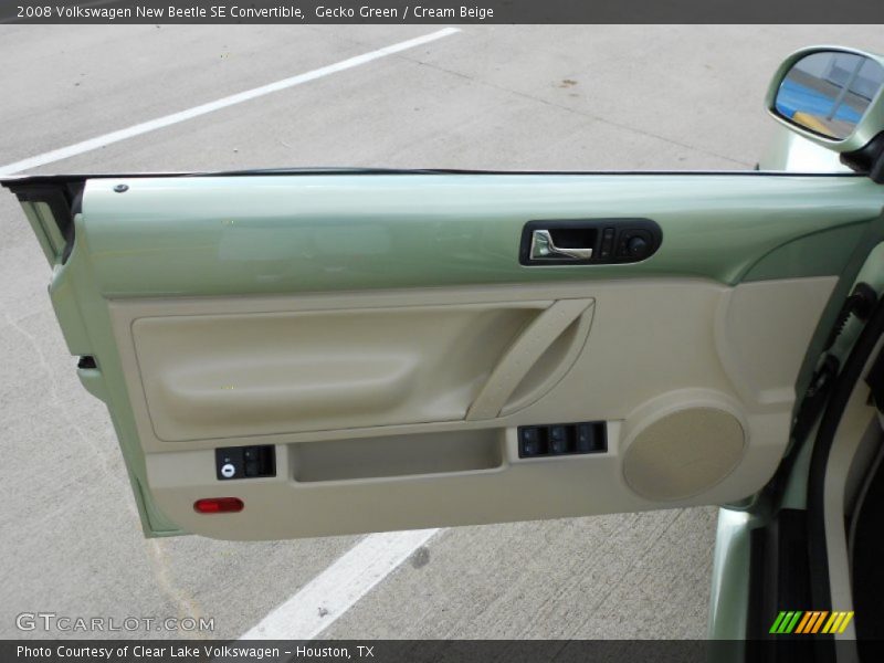 Gecko Green / Cream Beige 2008 Volkswagen New Beetle SE Convertible