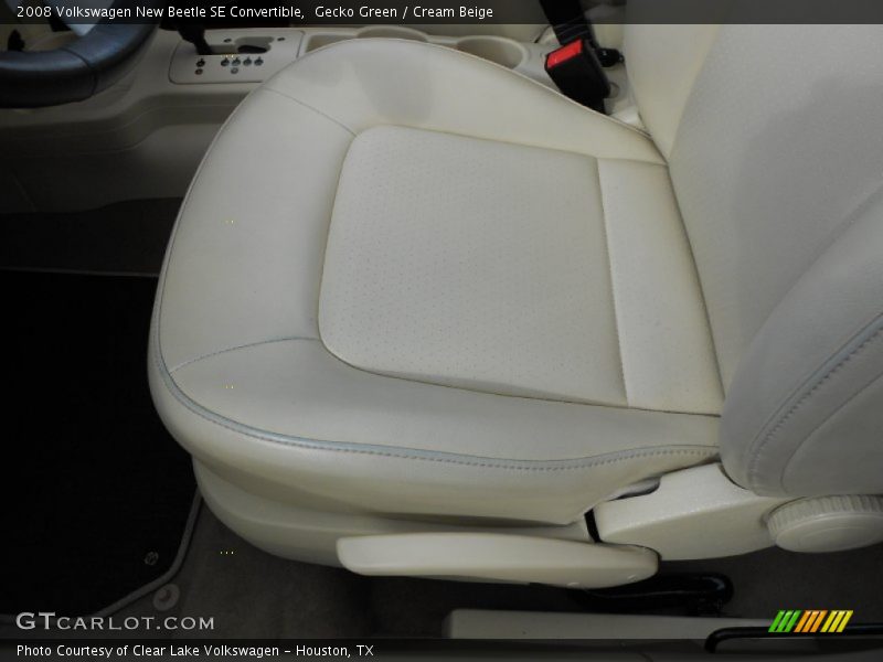 Gecko Green / Cream Beige 2008 Volkswagen New Beetle SE Convertible
