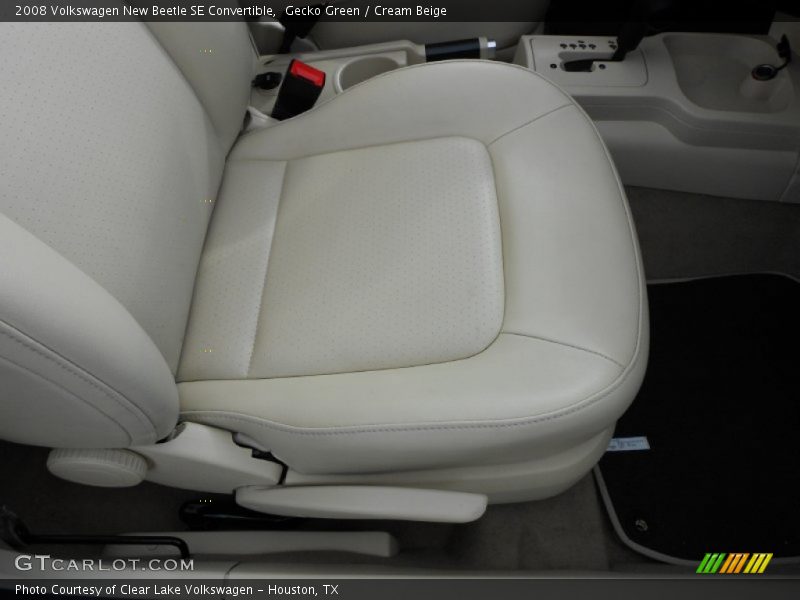 Gecko Green / Cream Beige 2008 Volkswagen New Beetle SE Convertible