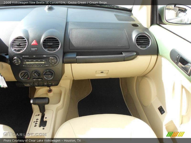 Gecko Green / Cream Beige 2008 Volkswagen New Beetle SE Convertible