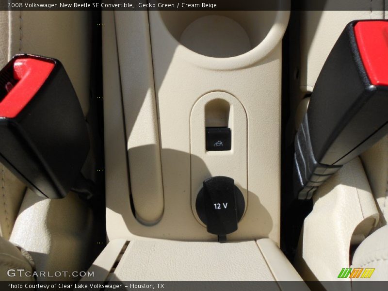 Gecko Green / Cream Beige 2008 Volkswagen New Beetle SE Convertible