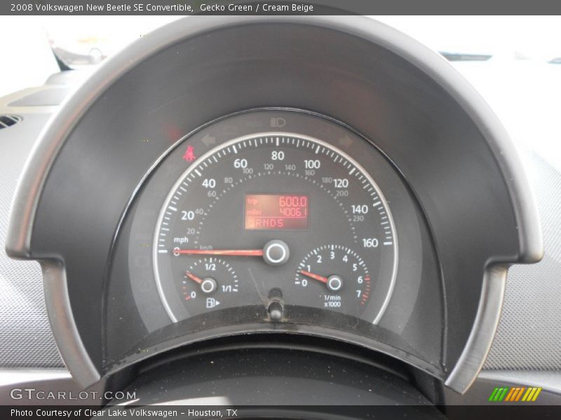 Gecko Green / Cream Beige 2008 Volkswagen New Beetle SE Convertible