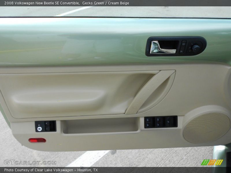 Gecko Green / Cream Beige 2008 Volkswagen New Beetle SE Convertible