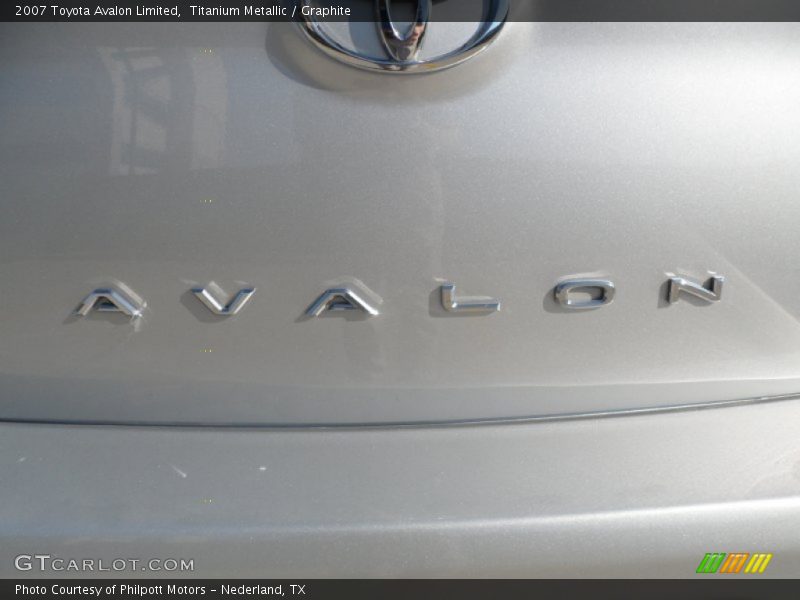 Titanium Metallic / Graphite 2007 Toyota Avalon Limited
