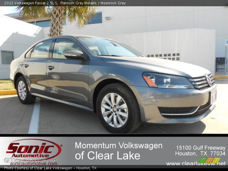 Platinum Gray Metallic / Moonrock Gray 2012 Volkswagen Passat 2.5L S