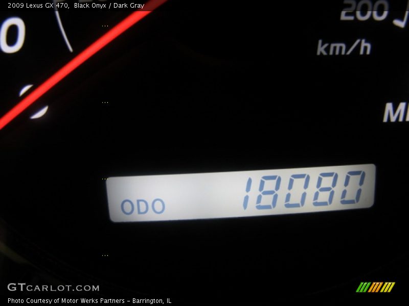 Black Onyx / Dark Gray 2009 Lexus GX 470