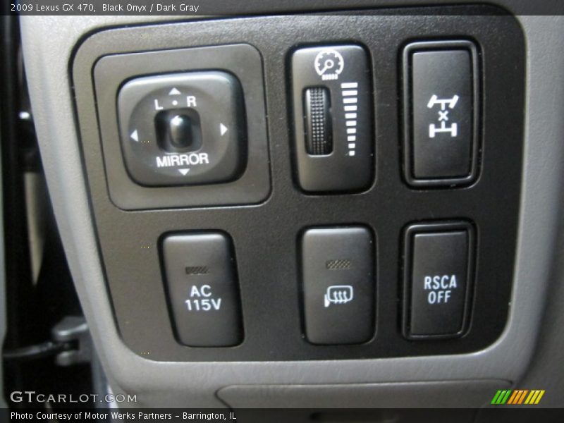 Black Onyx / Dark Gray 2009 Lexus GX 470