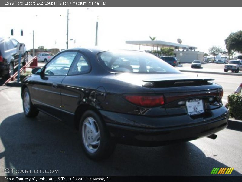 Black / Medium Prairie Tan 1999 Ford Escort ZX2 Coupe