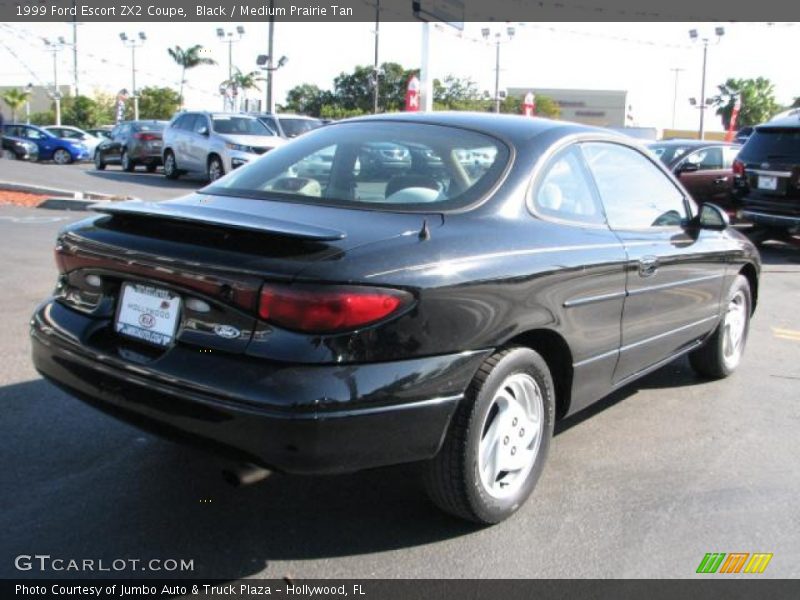 Black / Medium Prairie Tan 1999 Ford Escort ZX2 Coupe