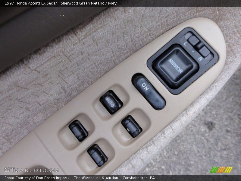 Sherwood Green Metallic / Ivory 1997 Honda Accord EX Sedan