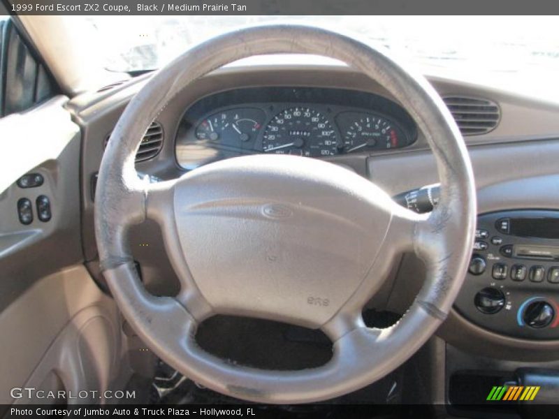 Black / Medium Prairie Tan 1999 Ford Escort ZX2 Coupe