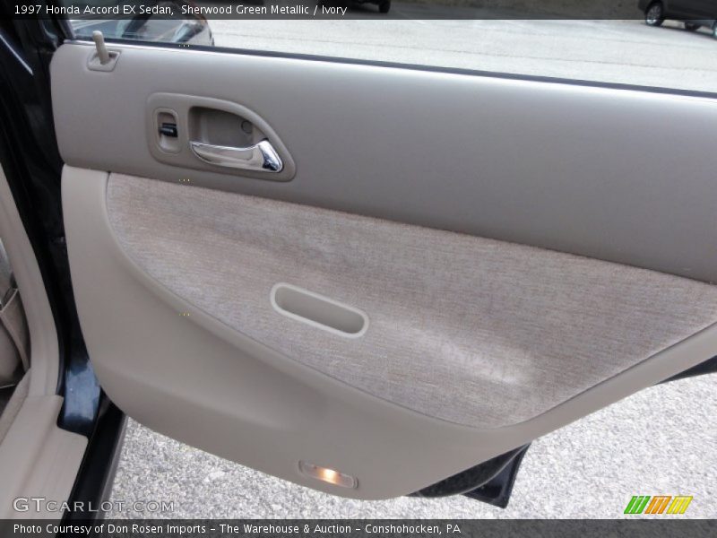 Sherwood Green Metallic / Ivory 1997 Honda Accord EX Sedan