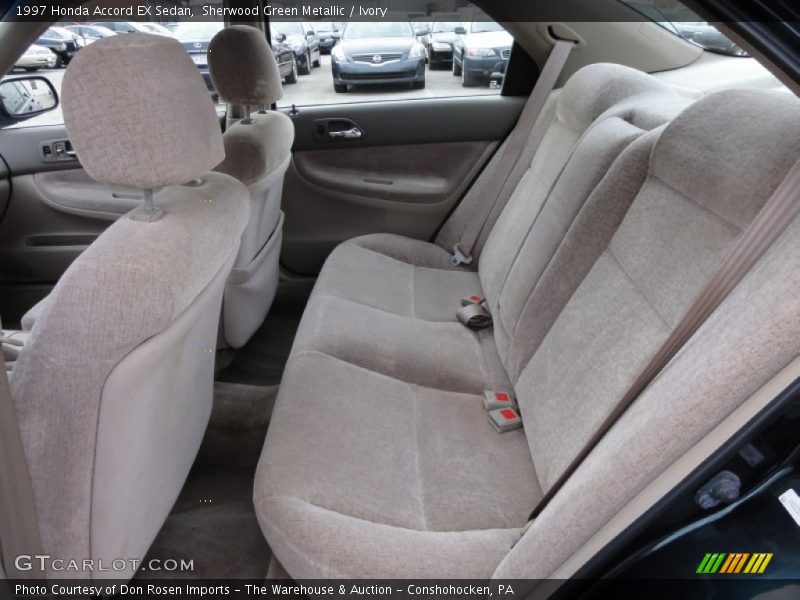 Sherwood Green Metallic / Ivory 1997 Honda Accord EX Sedan