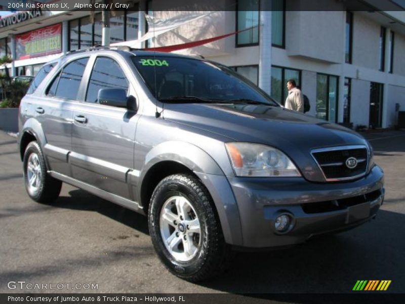 Alpine Gray / Gray 2004 Kia Sorento LX