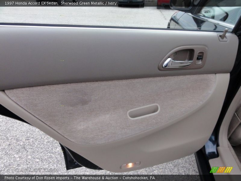Sherwood Green Metallic / Ivory 1997 Honda Accord EX Sedan