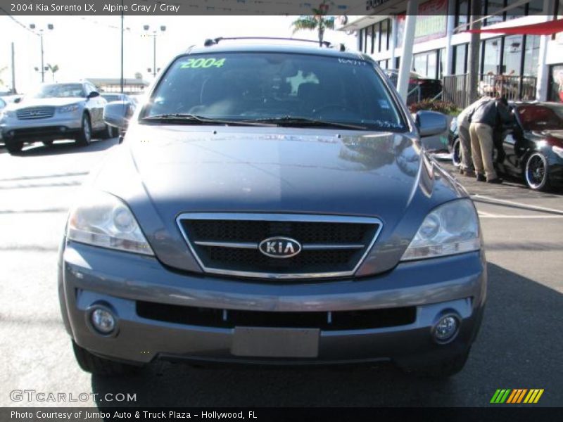 Alpine Gray / Gray 2004 Kia Sorento LX