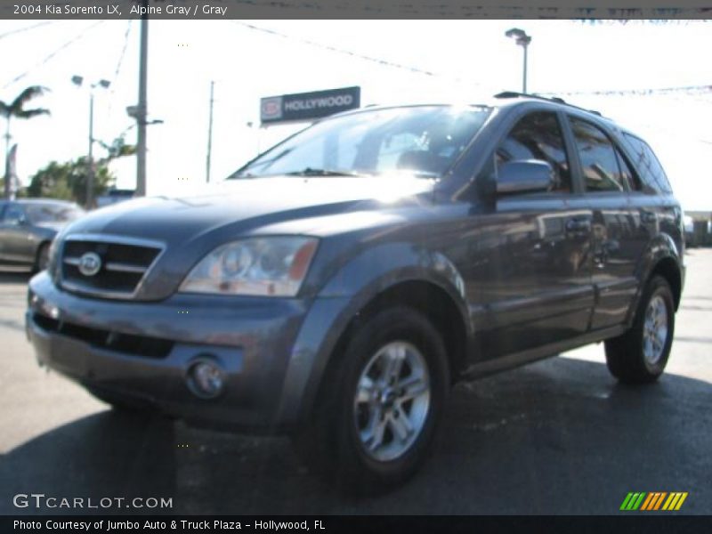 Alpine Gray / Gray 2004 Kia Sorento LX