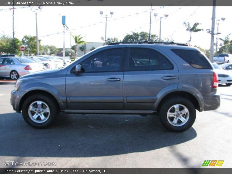 Alpine Gray / Gray 2004 Kia Sorento LX