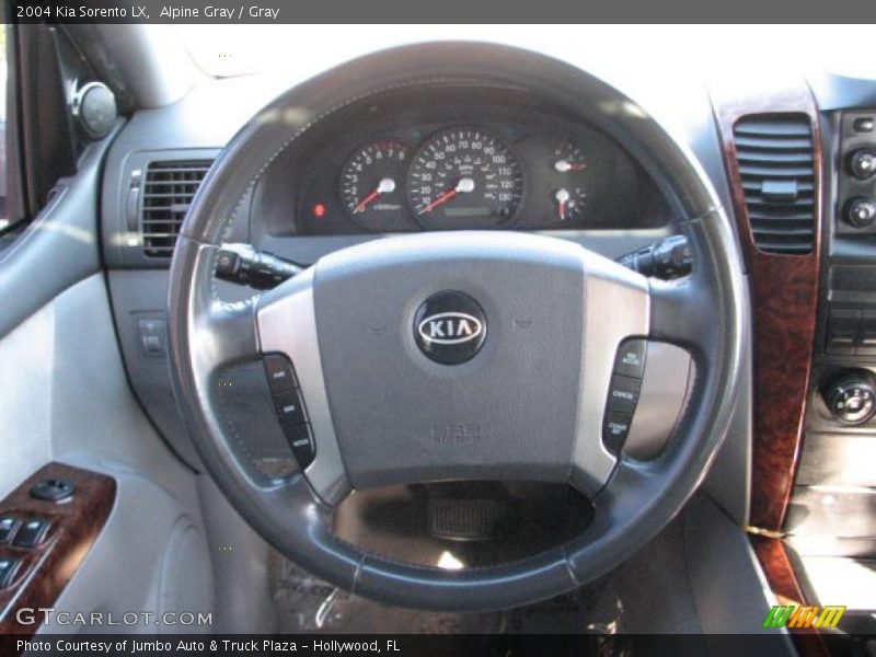 Alpine Gray / Gray 2004 Kia Sorento LX