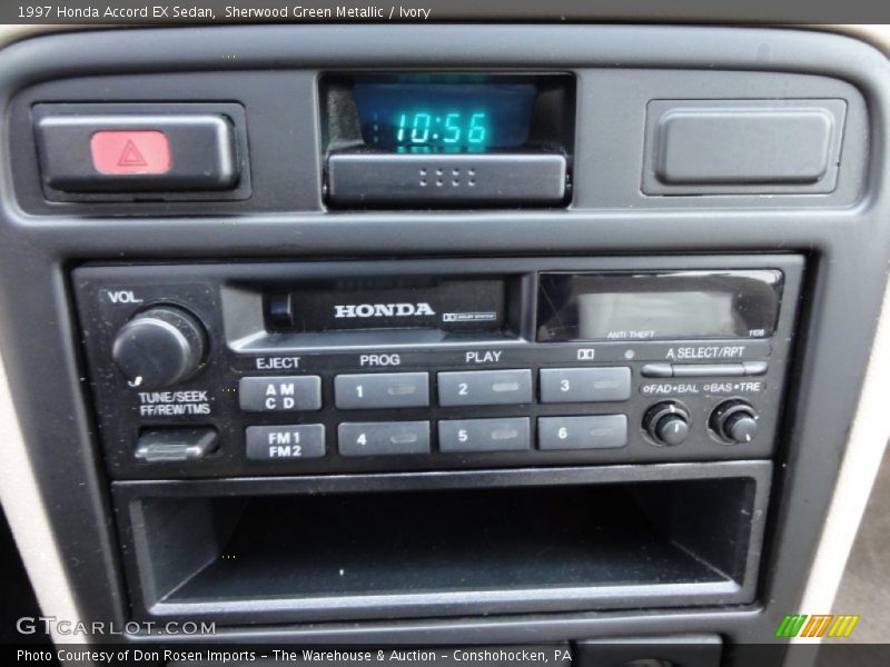 Sherwood Green Metallic / Ivory 1997 Honda Accord EX Sedan