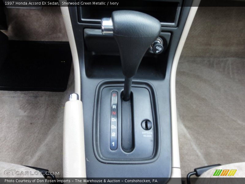 Sherwood Green Metallic / Ivory 1997 Honda Accord EX Sedan