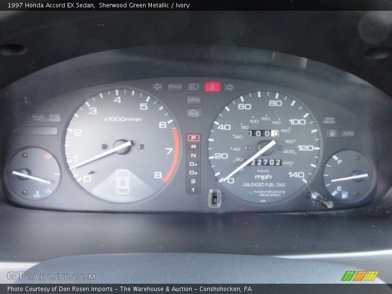  1997 Accord EX Sedan EX Sedan Gauges
