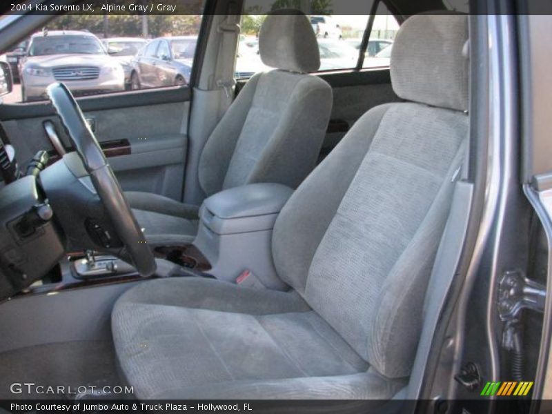 Alpine Gray / Gray 2004 Kia Sorento LX