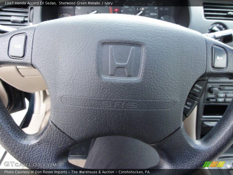 Sherwood Green Metallic / Ivory 1997 Honda Accord EX Sedan