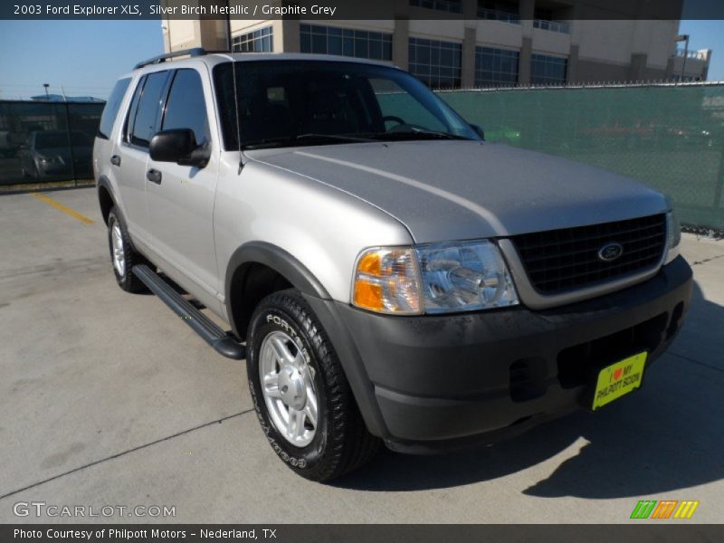 Silver Birch Metallic / Graphite Grey 2003 Ford Explorer XLS