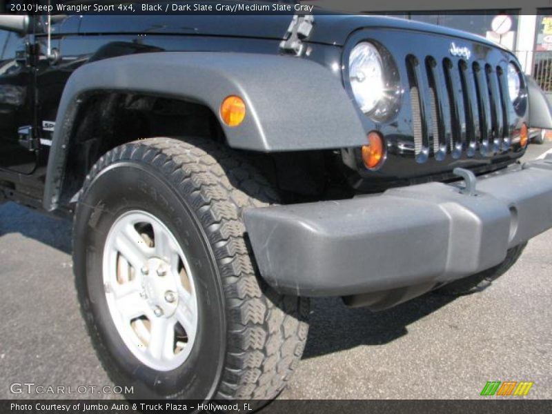 Black / Dark Slate Gray/Medium Slate Gray 2010 Jeep Wrangler Sport 4x4