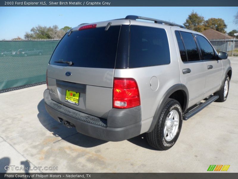 Silver Birch Metallic / Graphite Grey 2003 Ford Explorer XLS