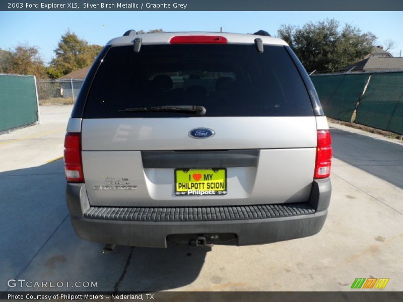 Silver Birch Metallic / Graphite Grey 2003 Ford Explorer XLS