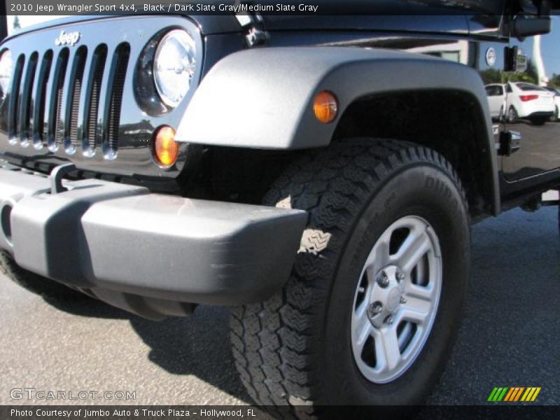 Black / Dark Slate Gray/Medium Slate Gray 2010 Jeep Wrangler Sport 4x4