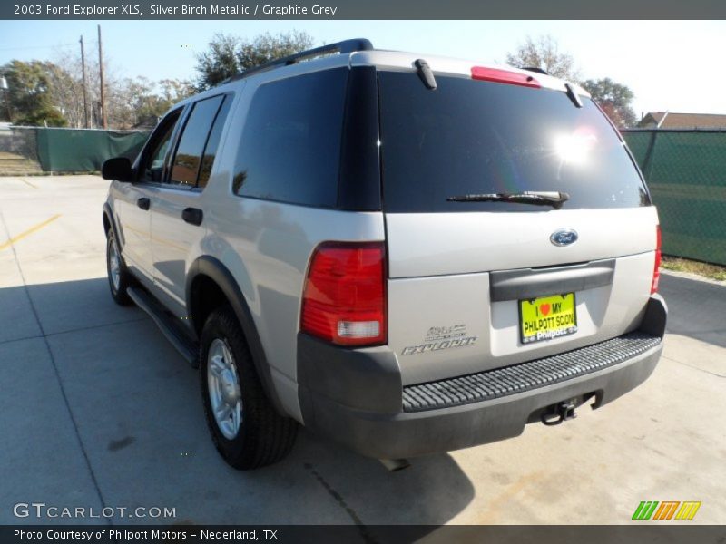 Silver Birch Metallic / Graphite Grey 2003 Ford Explorer XLS