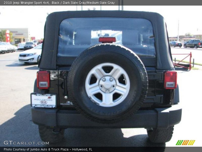 Black / Dark Slate Gray/Medium Slate Gray 2010 Jeep Wrangler Sport 4x4