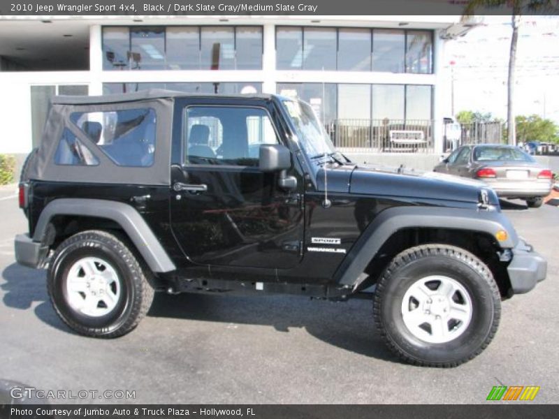 Black / Dark Slate Gray/Medium Slate Gray 2010 Jeep Wrangler Sport 4x4
