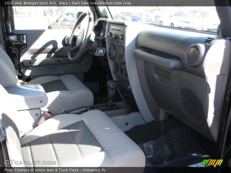 Black / Dark Slate Gray/Medium Slate Gray 2010 Jeep Wrangler Sport 4x4