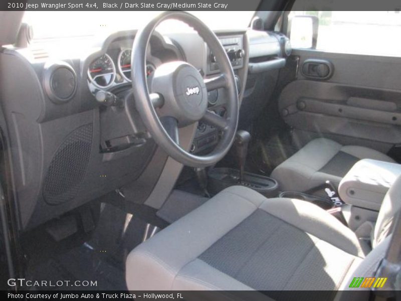 Black / Dark Slate Gray/Medium Slate Gray 2010 Jeep Wrangler Sport 4x4