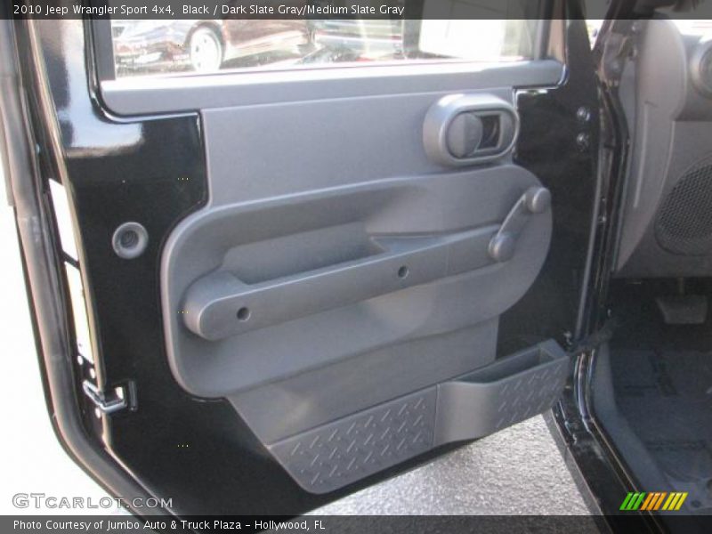 Black / Dark Slate Gray/Medium Slate Gray 2010 Jeep Wrangler Sport 4x4