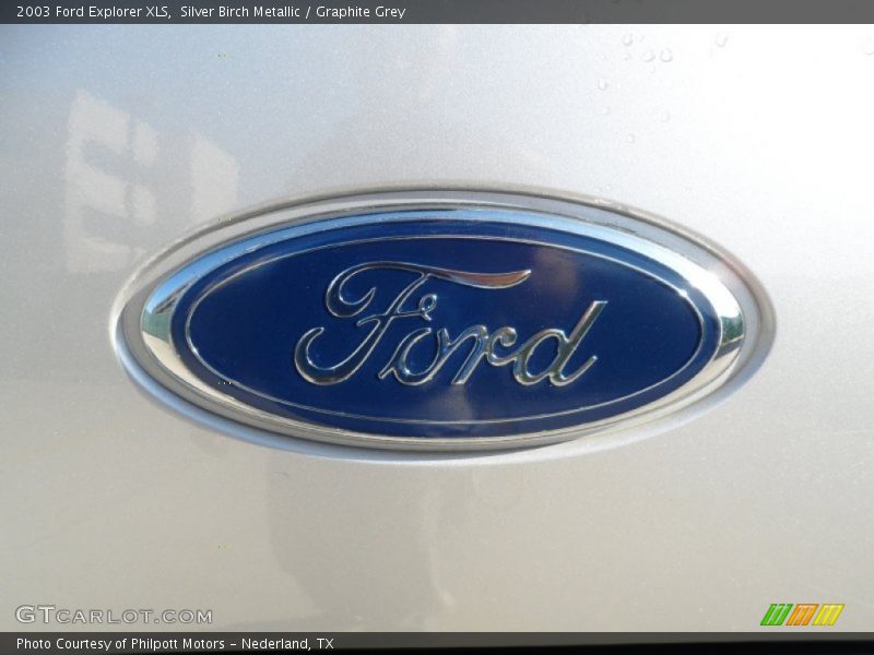 Silver Birch Metallic / Graphite Grey 2003 Ford Explorer XLS