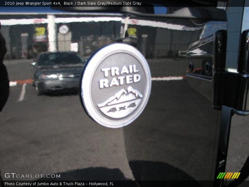 Black / Dark Slate Gray/Medium Slate Gray 2010 Jeep Wrangler Sport 4x4