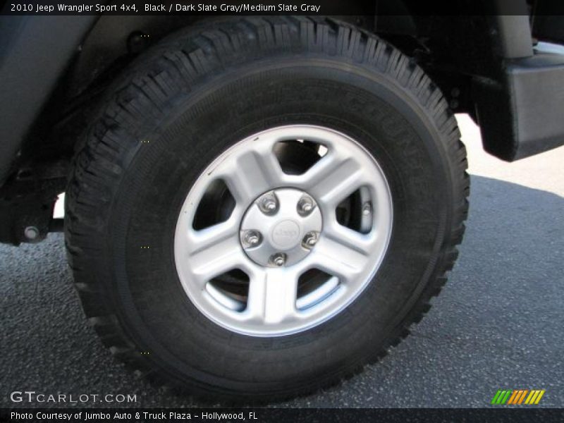 Black / Dark Slate Gray/Medium Slate Gray 2010 Jeep Wrangler Sport 4x4