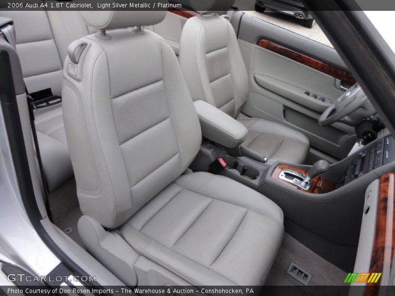 Light Silver Metallic / Platinum 2006 Audi A4 1.8T Cabriolet