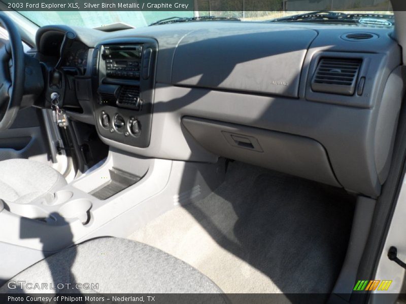 Silver Birch Metallic / Graphite Grey 2003 Ford Explorer XLS