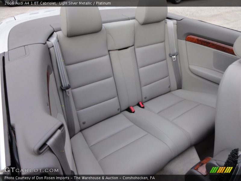 Light Silver Metallic / Platinum 2006 Audi A4 1.8T Cabriolet