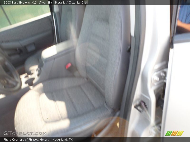 Silver Birch Metallic / Graphite Grey 2003 Ford Explorer XLS